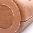 Hermes Handbag in the Loop 18 Gold Leather Brown — view 6