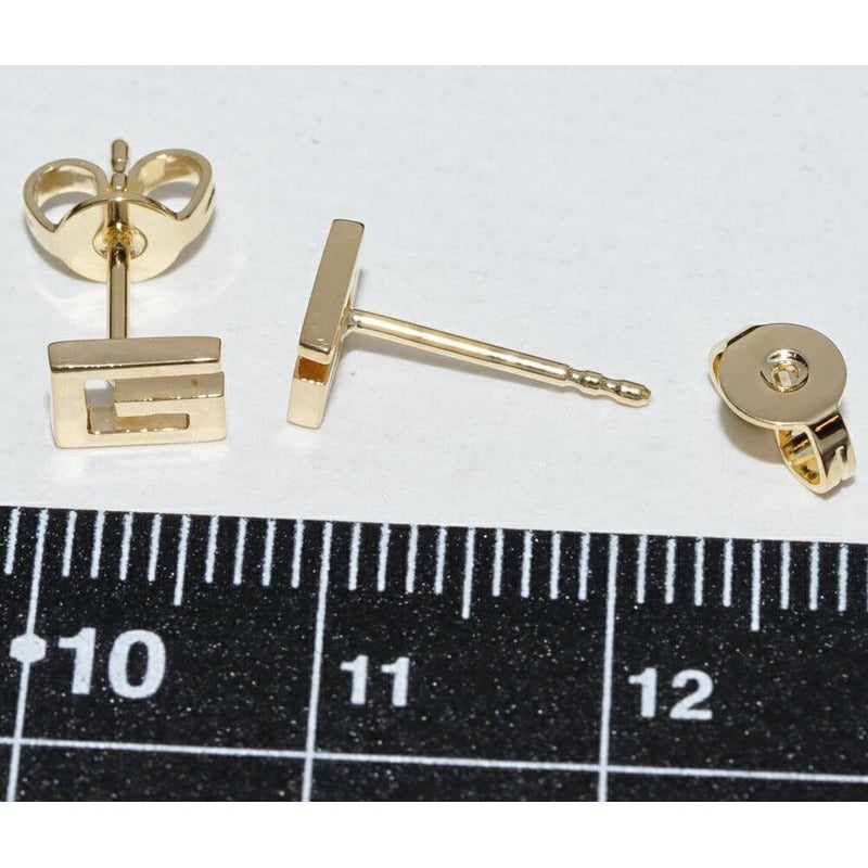 Gucci Earrings 18K Yellow Gold G Logo Studded — view 3