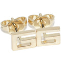 Gucci Earrings 18K Yellow Gold G Logo Studded