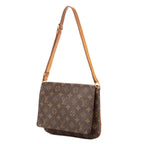 Louis Vuitton Musette Tango Brown Monogram Canvas Shoulder Bag — view 2