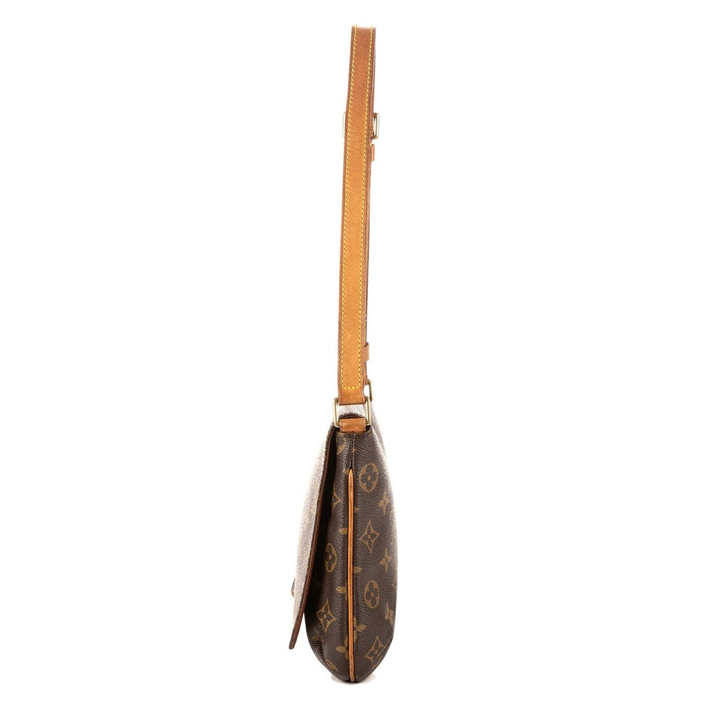Louis Vuitton Musette Tango Brown Monogram Canvas Shoulder Bag — view 3