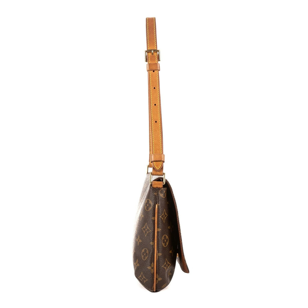 Louis Vuitton Musette Tango Brown Monogram Canvas Shoulder Bag — view 4