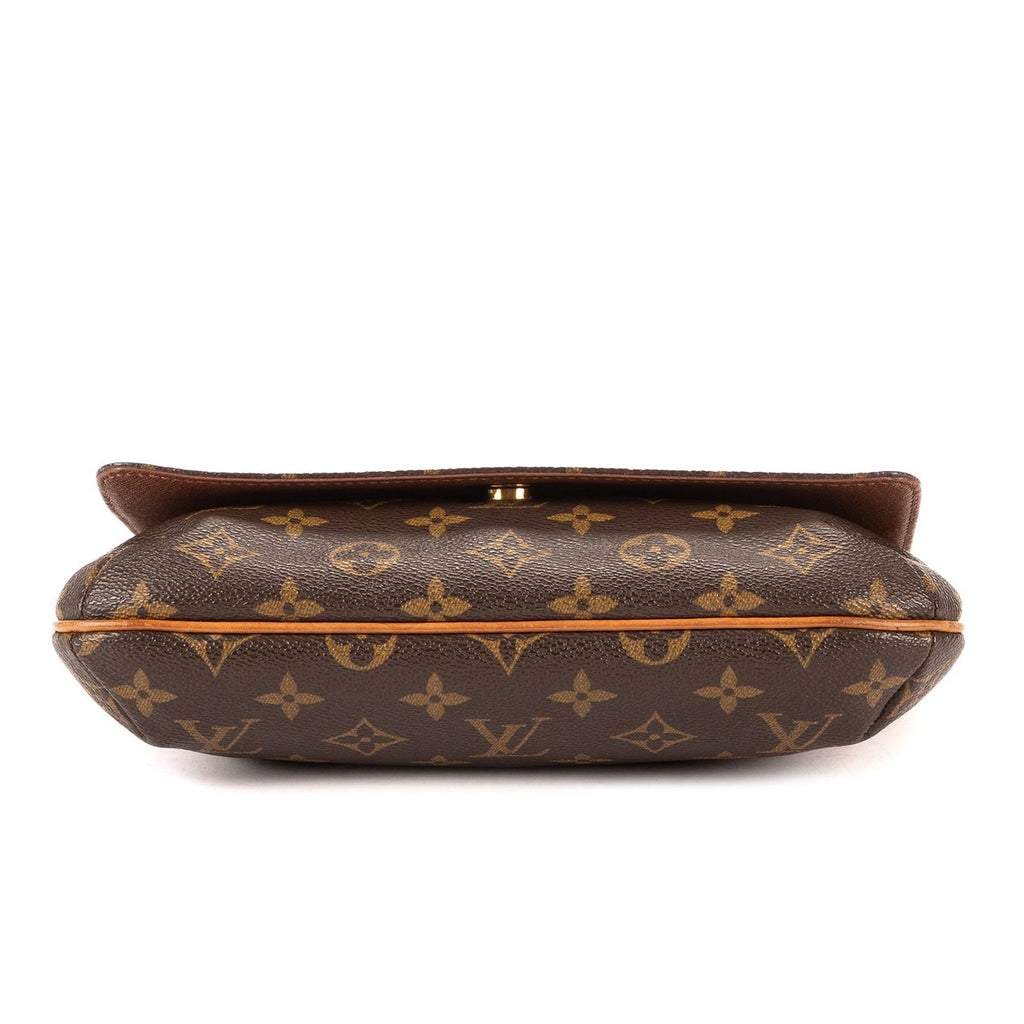 Louis Vuitton Musette Tango Brown Monogram Canvas Shoulder Bag — view 6