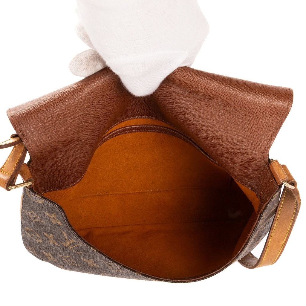 Louis Vuitton Musette Tango Brown Monogram Canvas Shoulder Bag — view 9