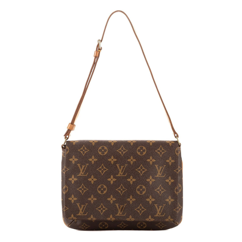 Louis Vuitton Musette Tango Brown Monogram Canvas Shoulder Bag