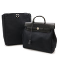 Hermes Herbag a Dos PM Backpack 2-Way Handbag Toile