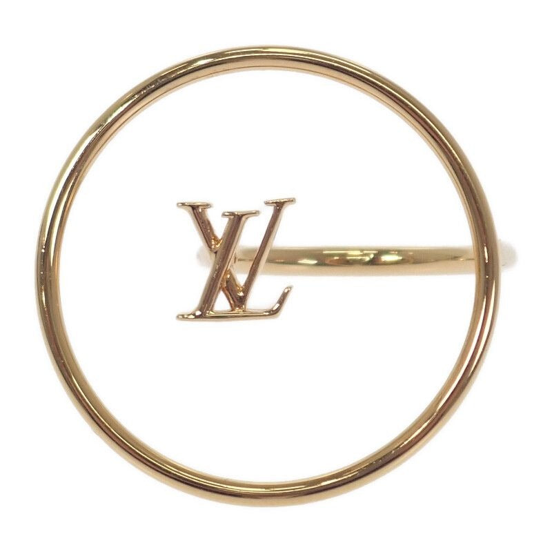 Louis Vuitton Burg Eclipse Ring Gold Plated Brand Size M — view 2