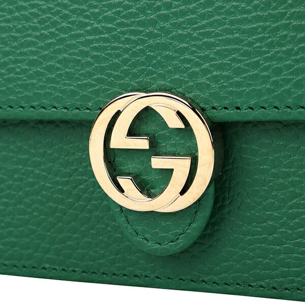 Gucci Shoulder Bag Dollar Calf Green — view 9
