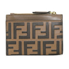 Fendi Card Case FF Diamond Brown — view 4