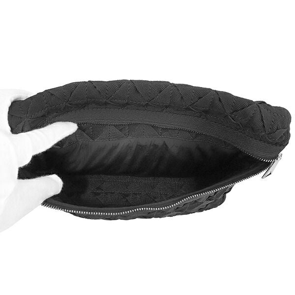 Bottega Veneta Clutch Bag Light Webbing Black — view 5