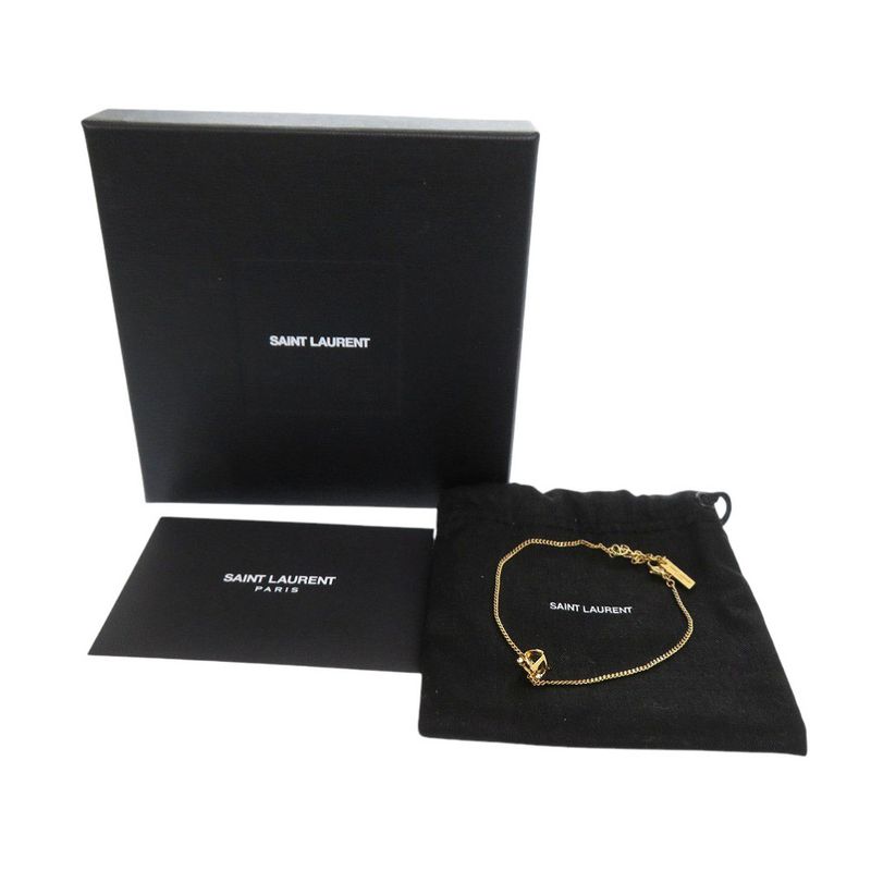 Yves Saint Laurent Opium Monogram Twisted Cassandra Bracelet GP Gold — view 3