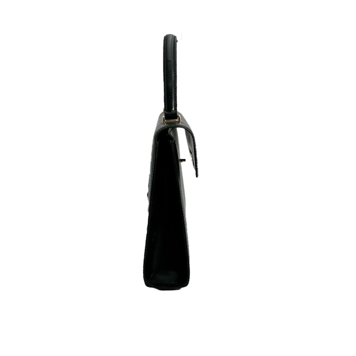 Louis Vuitton Epi Handbag Malesherbes Black — view 3