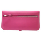 Hermes Dogon Long Evercolor Rose Purple Wallet 1774 — view 2