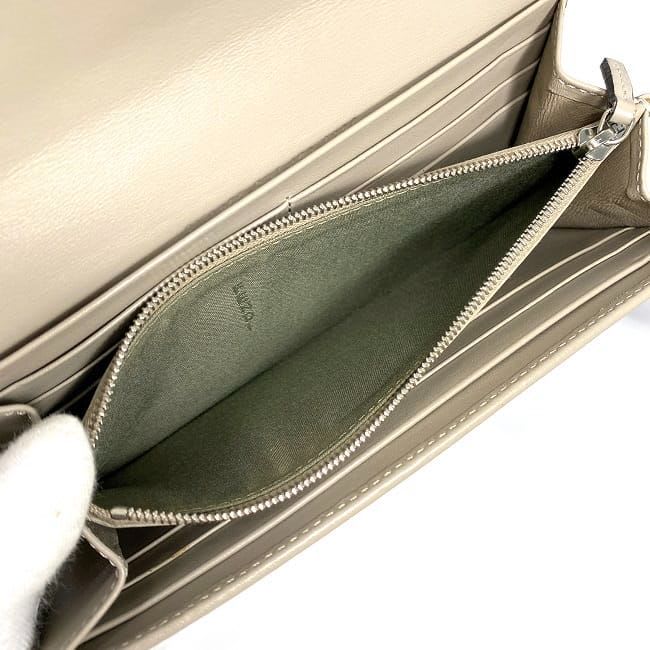 Fendi Foldable Long Wallet Gray Peekaboo 8 M0377 — view 6