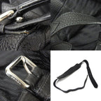 Prada 2-Way Tote Shoulder Bag Large Crossbody Nylon Blackblackleather Everyday — view 7