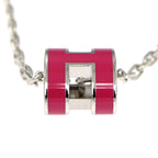Hermes Necklace Pop Ash Mini Pendant Le Jugalante Silver Color Accessori — view 7