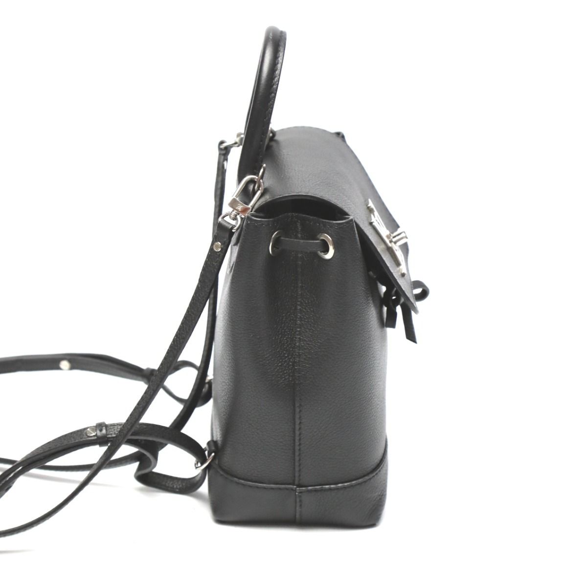 Louis Vuitton Taurillon Lock Me Bag Mini Backpack Daypack — view 3