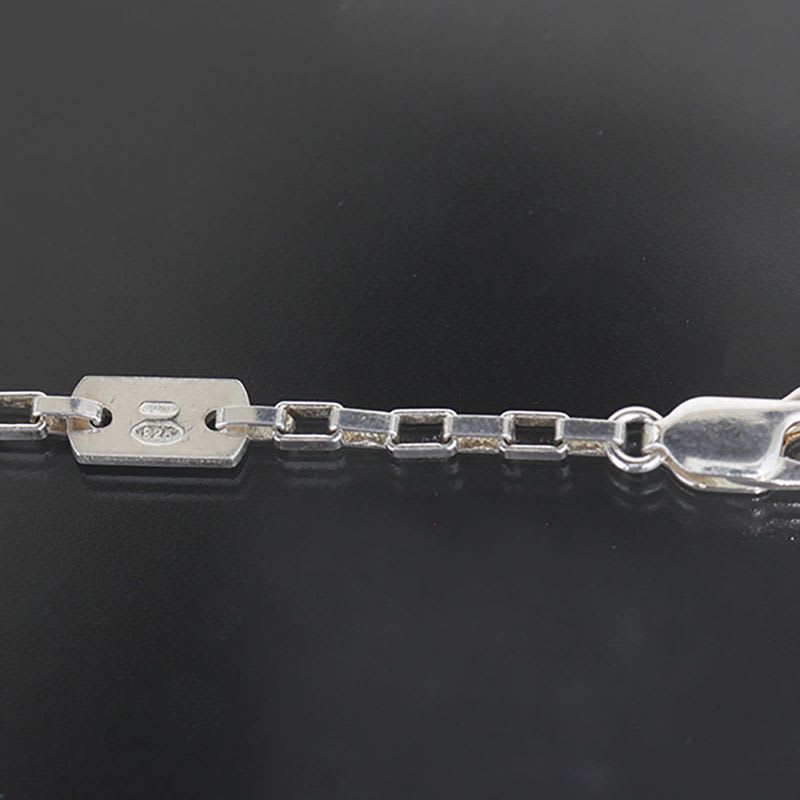 Gucci G Logo Necklace 49 cm Silver 925 E1034 — view 3