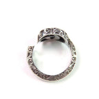 Gucci Double G Key Motif Ring Arabesque AG 925 Silver 10 — view 6