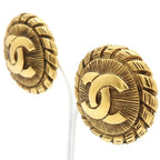 Chanel Earrings Vintage GP Coco Mark Round Diameter 3 cm — view 4