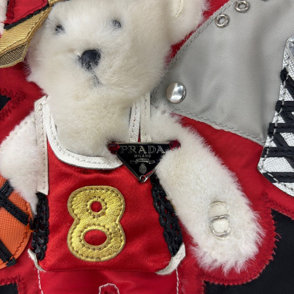 Prada Nylon Tessuto Tote Bear Basket Black — view 5