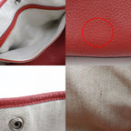Hermes Garden Party PM Negonda Red R Tote Bag — view 8