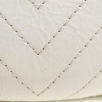Chanel Chain Shoulder LA Pausa Calf White Bag — view 7