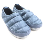 Dior Homme Nylon Leather Oblique Padet Snow Slipper Slip-on Blue Grey 41 — view 2
