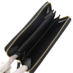 Gucci Round Zipper GG Marmont Leather Black Long Wallet 1001 — view 5