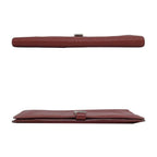 Hermes Dogon GM Rouge Ash Silver Hardware Togo E-engraved Leather Long — view 3