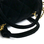 Chanel Velvet Mini Beau Ring 2024 VIP Christmas 2 way Shoulder Bag Black — view 7