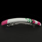Hermes Cleopatra Pink and Green Barrette