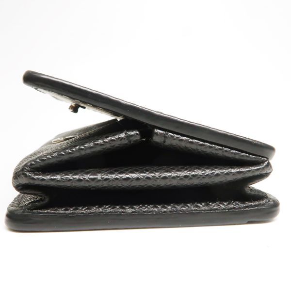 Louis Vuitton Taiga Coin Purse Noir Black RFID Case — view 4