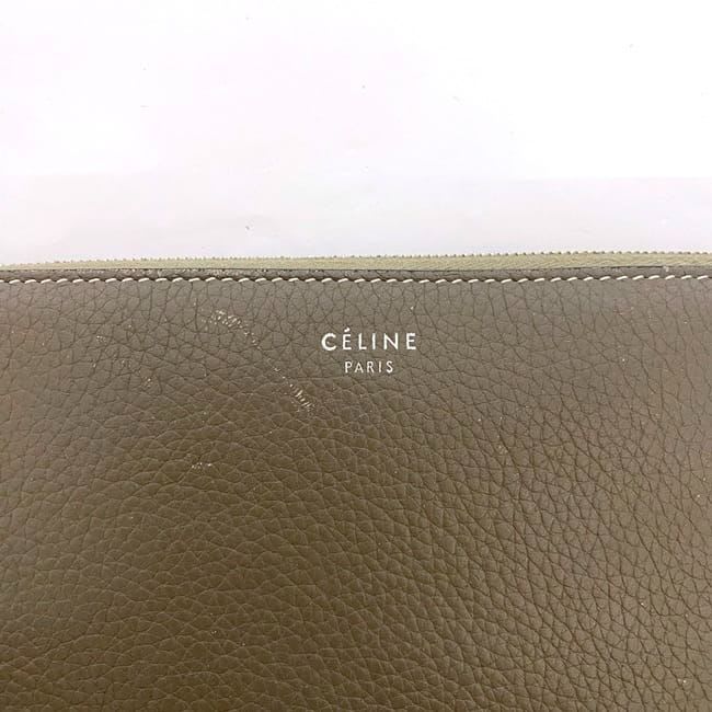 Celine Round Zipper Long Wallet Large Zipped — view 6