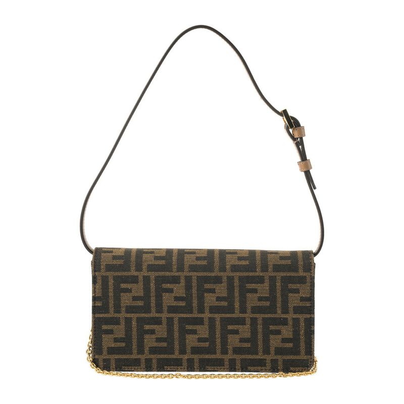 Fendi Shoulder Baguette Brown — view 2