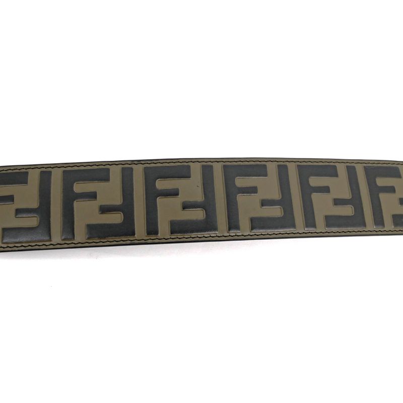 Fendi Strap Mini Shoulder Brown Black Cuff Leather 8 Av105 — view 3
