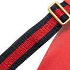 Gucci Logo Print Sherry Line Waist Bag Body Red Leather — view 5