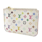 Louis Vuitton Pochette Cles Monogram Multicolor White Ca4019 Coin — view 2
