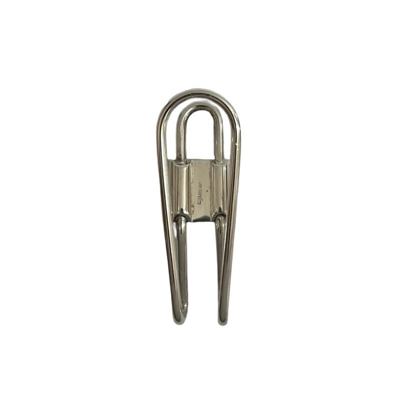 Hermes Cadena Motif Money Clip Silver 925 Bill Scissors — view 5