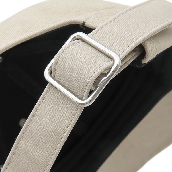 Bottega Veneta Cap Chino Print Nubuckles Cles Leather Light Beige S Hat — view 9