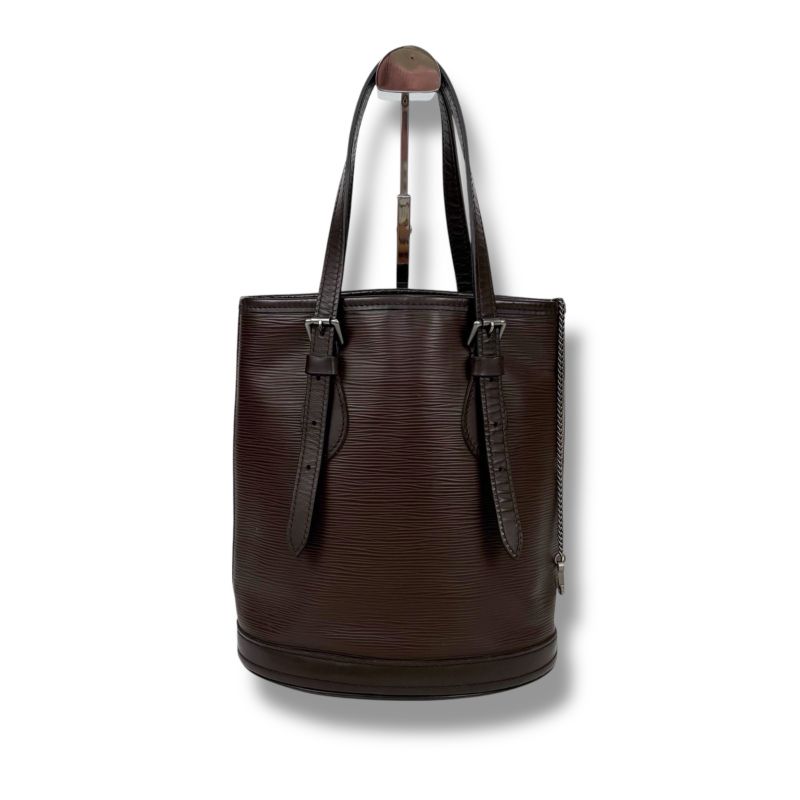 Louis Vuitton Bucket PM Bag Marais Epi Leather Brown — view 2