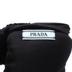 Prada Satin Travel Eye Mask And Pouch With Triangle Logo — view 7