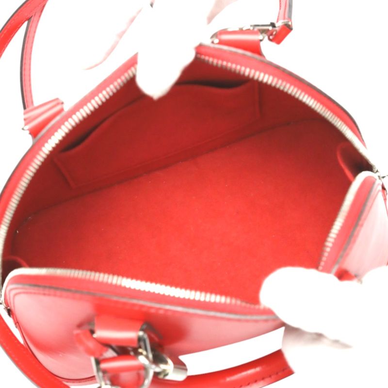 Louis Vuitton Epi Shoulder Bag Nano Alma Red — view 9