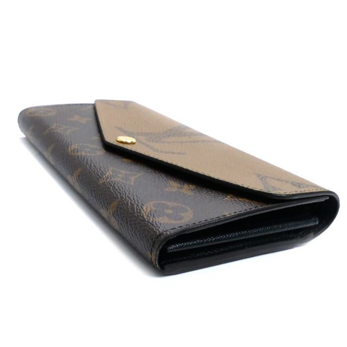 Louis Vuitton Portefeuille Sarah Long Wallet Monogram Giant Reverse IC — view 3