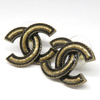 Chanel Metallic Coco Mark Abe557 A24 Gold Vintage Design — view 3