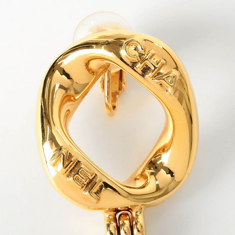 Chanel Faux Pearl Earrings — view 9