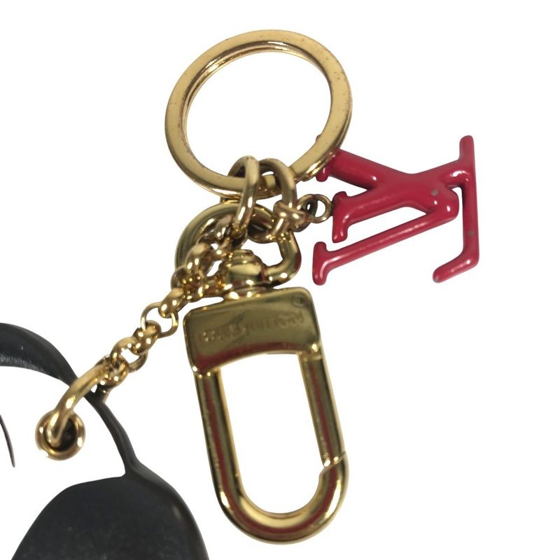 Louis Vuitton Key Holder Animogram Dog Leather White — view 6