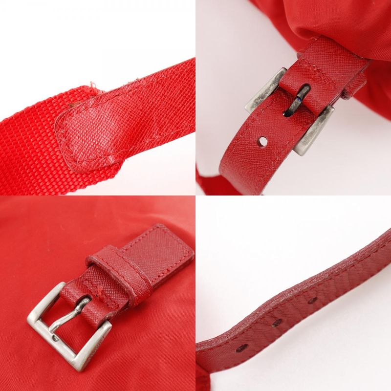 Prada Nylon Red Backpack Daypack — view 9