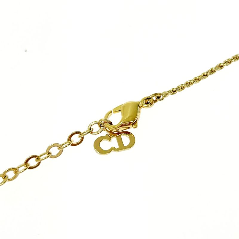 Christian Dior GP Emblem Necklace Gold — view 7