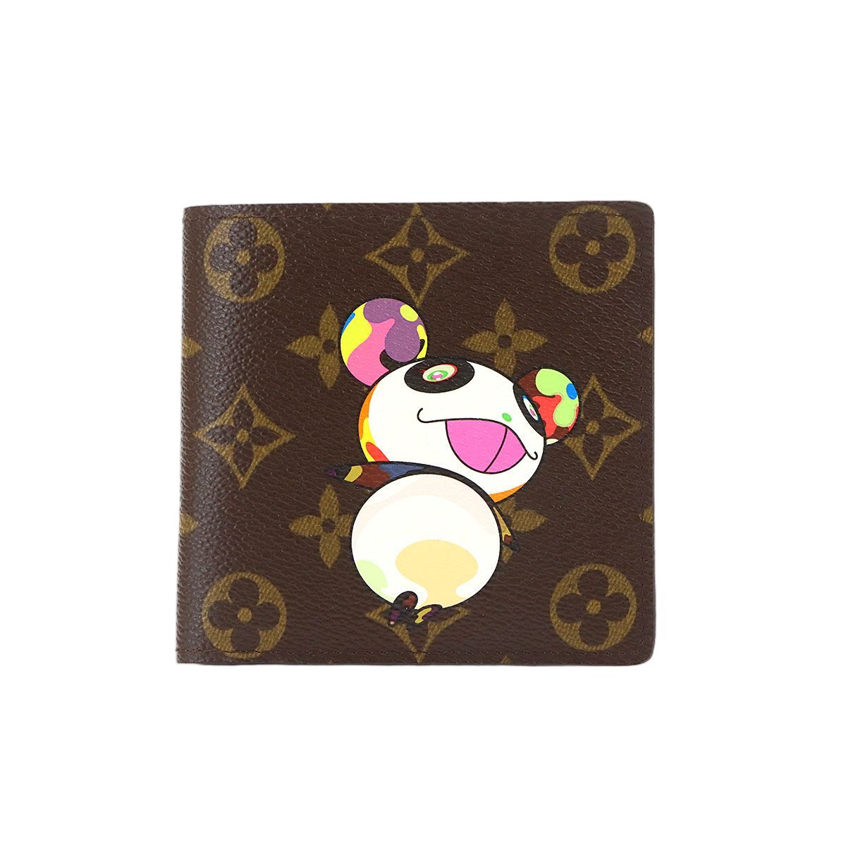 Louis Vuitton Monogram Panda Portefeuille Cartes Credit Monet Bifold Wallet